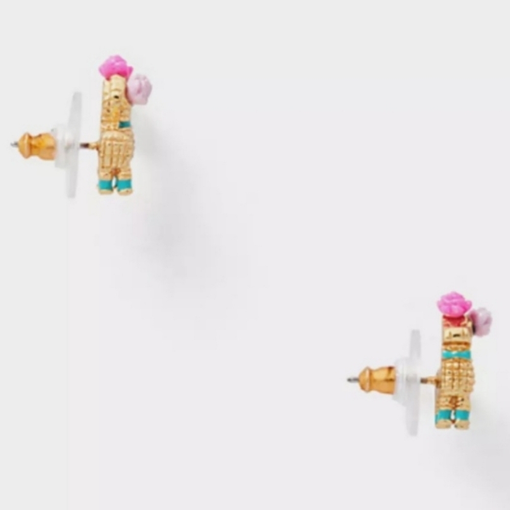 🐶▪️Kate Spade ▪️Haute Stuff ‘penny the piñata’ Dog Stud Earrings - Picture 3 of 6
